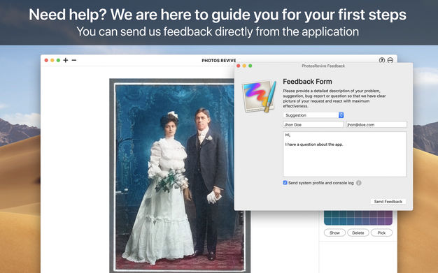 PhotosRevive v2.0.2 老照片修复重新上色 for mac