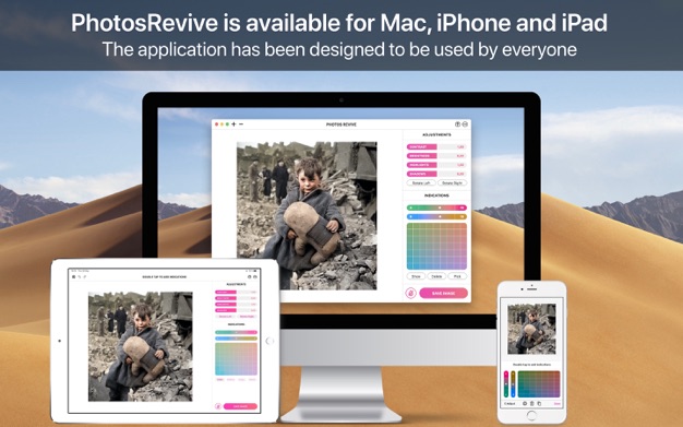 PhotosRevive v2.0.2 老照片修复重新上色 for mac