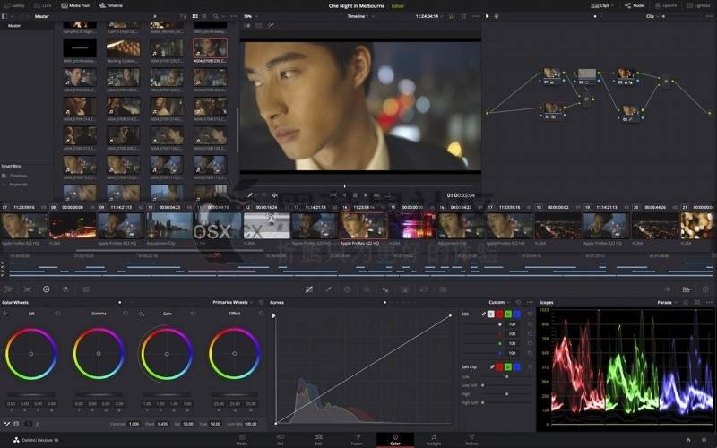 DaVinci Resolve Studio v17.2 For Mac 达芬奇世界顶级调色软件