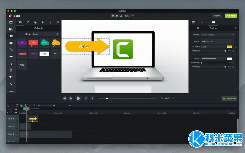 TechSmith Camtasia v2021.0.7 视频及屏幕录制 for mac