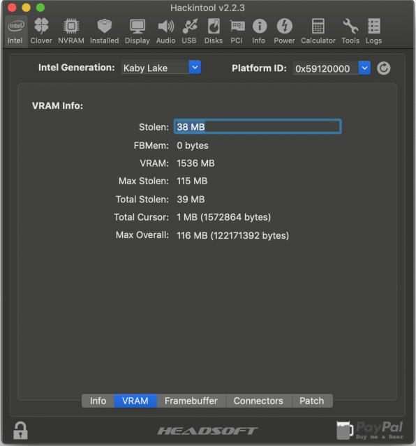 Hackintool v3.8.4 黑苹果万能驱动引导配置工具