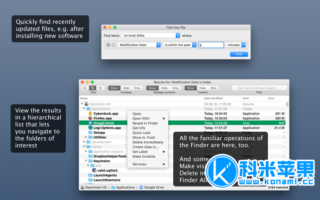 Find Any File (FAF) v2.3.2b12 文件查找增强工具 for mac