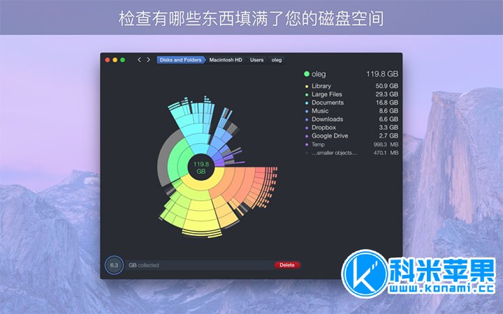 DaisyDisk v4.21.3 硬盘空间扫描清理工具 for mac