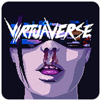 Virtuaverse《虚拟宇宙》v1.29c (42178) Mac 中文破解版 赛博朋克点阵冒险游戏