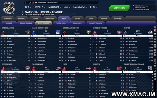 特许经营曲棍球经理8 v8.4.71 Franchise Hockey Manager 8 for mac